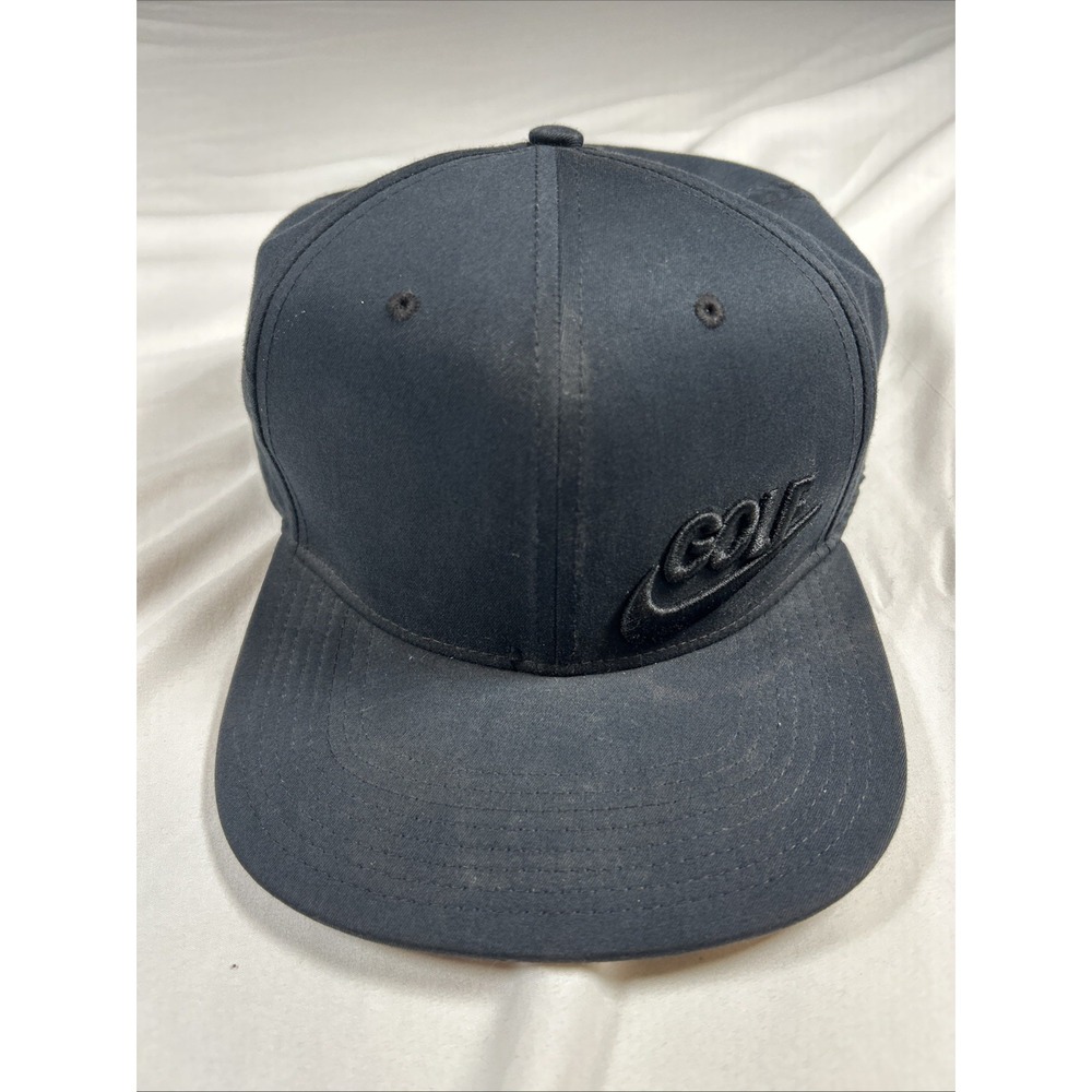 Nike Hat Cap Strap Back Black Pro Dri Fit Swoosh Golfer Golfing Lightweight Mens
